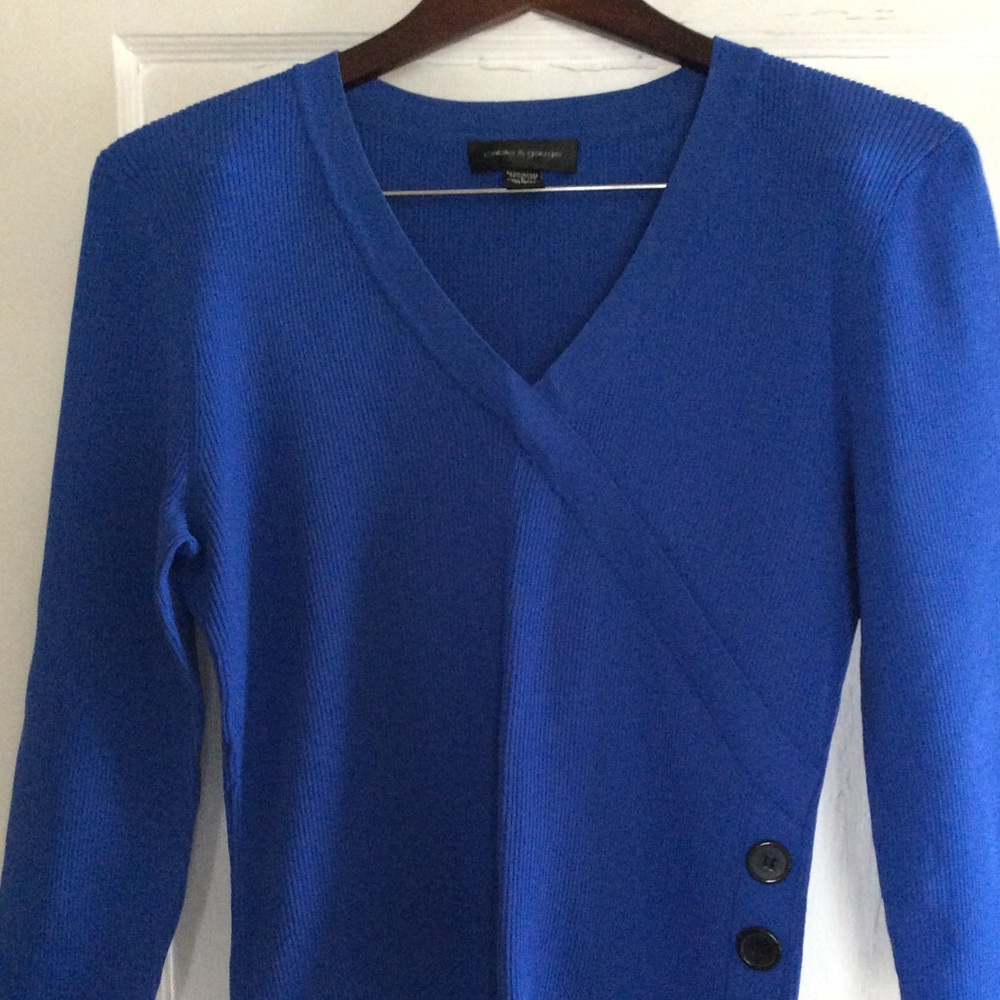 Cable & Gauge Top, Blue, M, in great condition